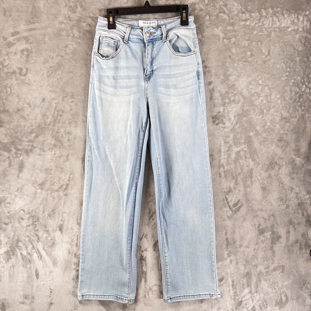 Wax Jean Collection Women’s Size 1/25 Light Wash High Rise Wide Leg Jeans
